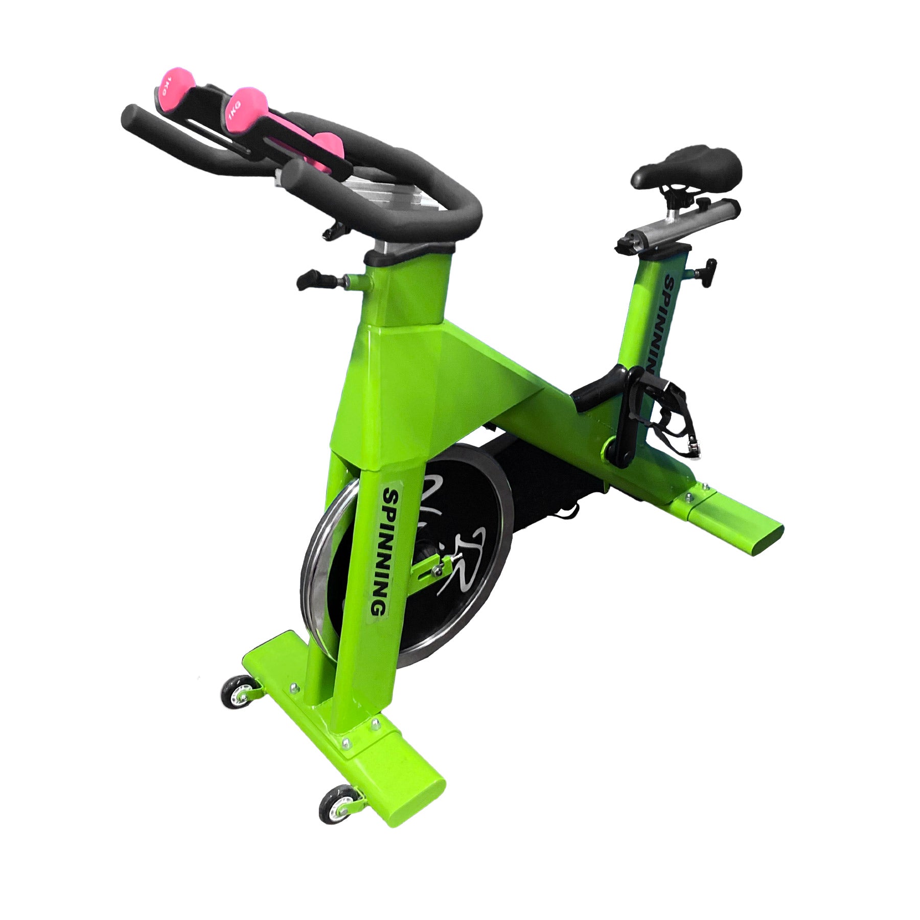 Green exercise outlet bike