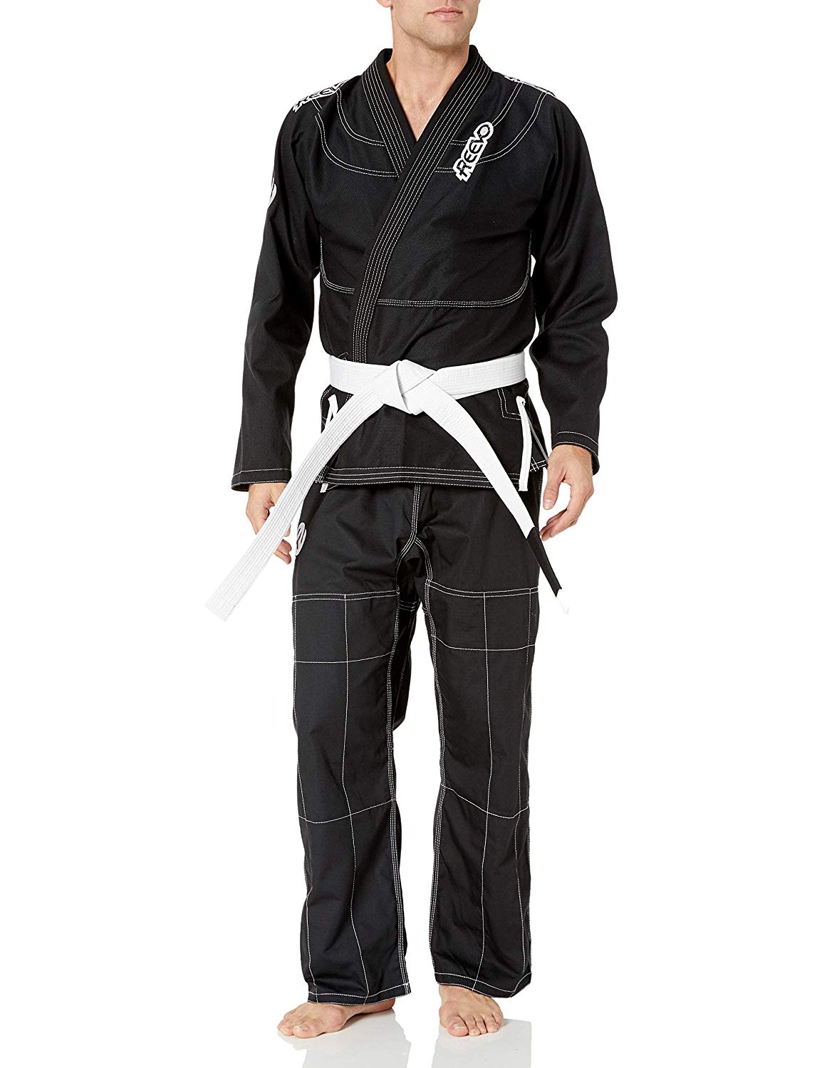 Reevo Guard Ultralight BJJ Gi for Adults with a Free White Belt