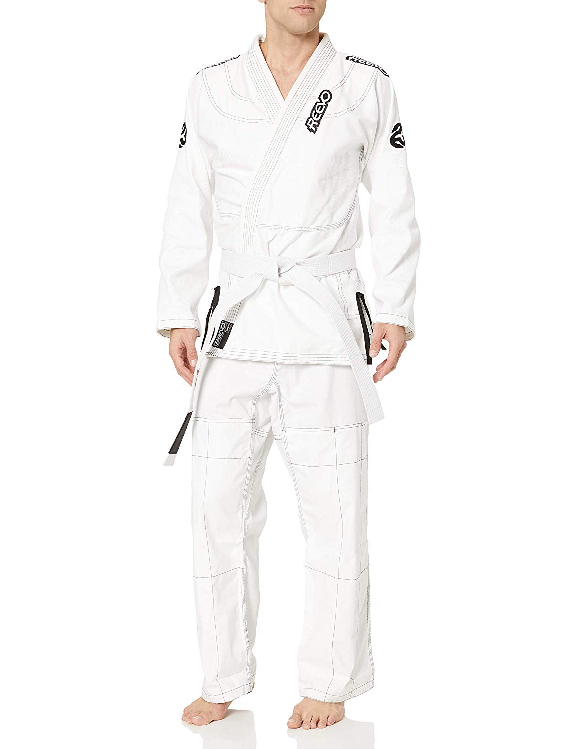 Reevo Guard Ultralight BJJ Gi for Adults with a Free White Belt