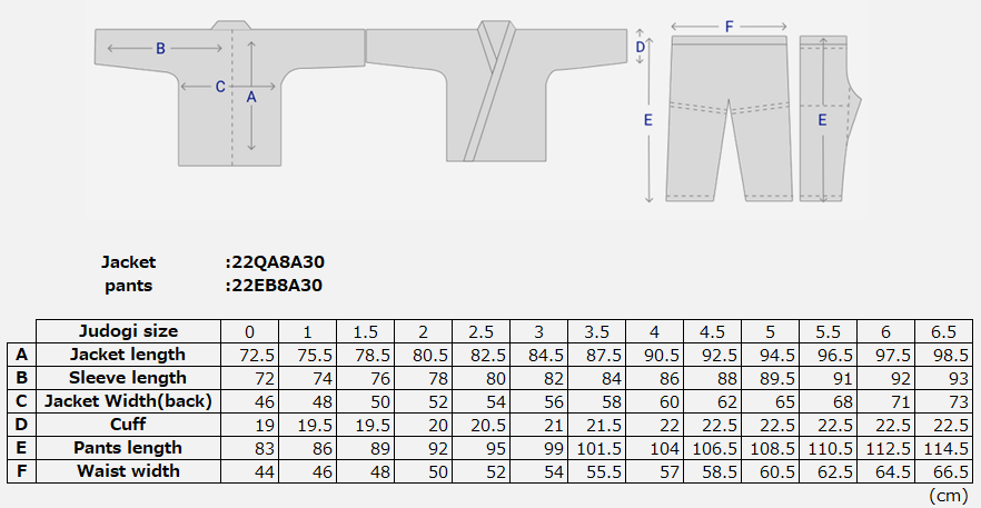 Mizuno Yusho Japan IJF Approved Judogi