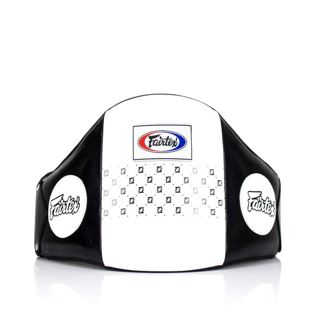 Fairtex Standard Leather Belly Pad - Hook & Loop Waist Wrap